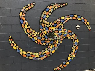 Collaborative mosaic artwork created by students, symbolising unity, creativity and belonging within the school community