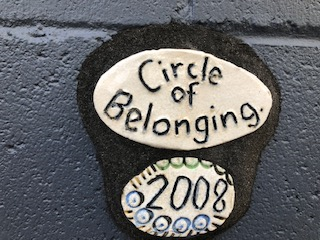 Circle of Belonging artwork at St Ambrose’s Primary School, representing connection, inclusion and shared community values